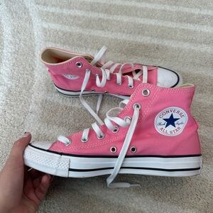 Converse Pink High-Top Sneakers